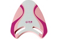 Доска для плавания с ручками 43х30х2,5см (розовый) (E41287-2)